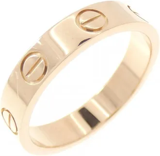 Cartier Love Pink Gold (18K) Band Ring (Pre-Owned)