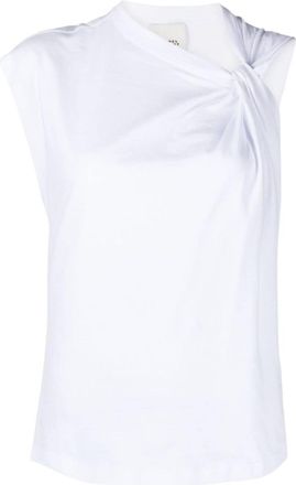 Isabel Marant White Nayda Cotton T-shirt