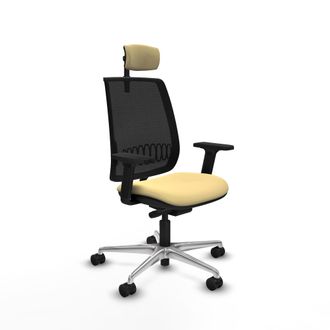 Piqueras y Crespo Silla De Oficina Piqueras Y Crespo Alares Negro Espuma Alta Densidad