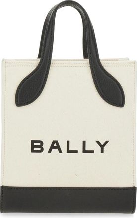 Bally Tas met Logo - Dames - Shoppers - Beige - ONE Size - Katoen - Tassen
