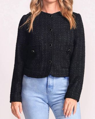 Pink Martini Betty Jacket In Black