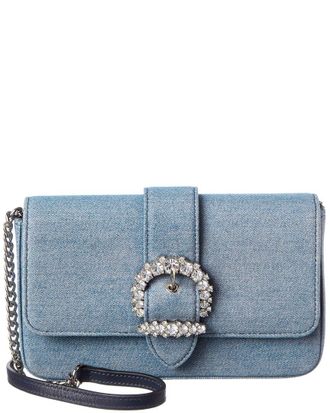 Jimmy Choo London Cheri Denim Wallet On Chain