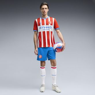 Puma Girona F.C. Shorts 26/27 da uomo, Abbigliamento, Blu, 3XL