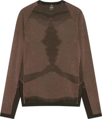 Oakley Latitude Veil Maglia a Girocollo - - Knitwear - Uomo - Marrone - L
