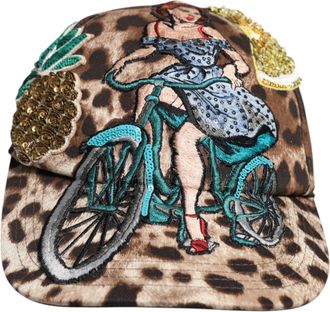 Dolce & Gabbana Leopardprint Fietskap