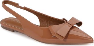 Berness Bow Slingback Flat in Mocha at Nordstrom Rack, Size 6.5
