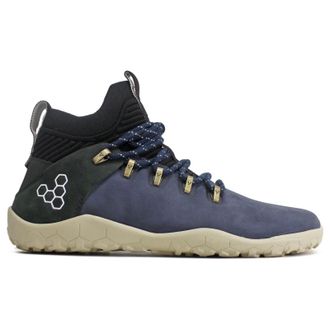 Vivobarefoot Magna FG Nubuck Womens Trainers - UK 7 - US 9 Women - EU 40 - Dress Blue - Size:UK 7