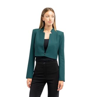 Patrizia Pepe Blazer de terciopelo Cedar - Jackets - Mujer - Verde - M