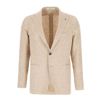 Tagliatore Blazers, male, Beige, Size: XL Montecarlo Jacket