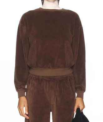 Citizens Of Humanity Vintage Crewneck Sweatshirt In Camello