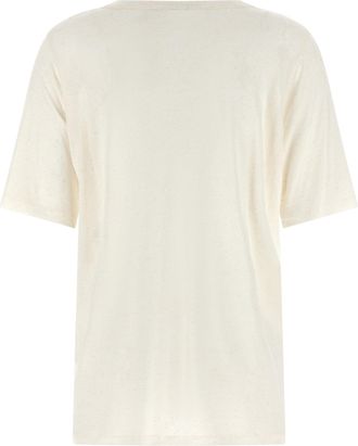 Stella McCartney Womens White Viscose T-Shirt