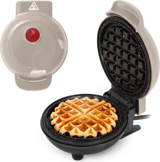 KASANOVA Mini piastra waffle 12 cm tortora