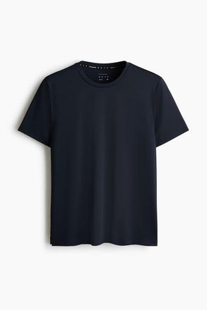 H&M Mesh Sports T-shirt With Drymove in Dark Blue at Nordstrom, Size Xx-Large