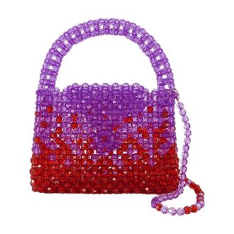Germanier Womens Beaded Hobo Multicolor Others