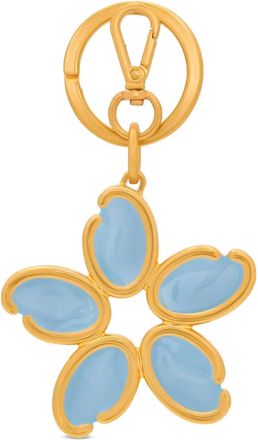 Oscar De La Renta O Flower sleutelhanger met bedel - Goud