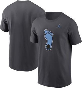 Jordan Brand Mens Jordan Brand Anthracite North Carolina Tar Heels Primetime Alternate Logo T-Shirt at Nordstrom, Size X-Large