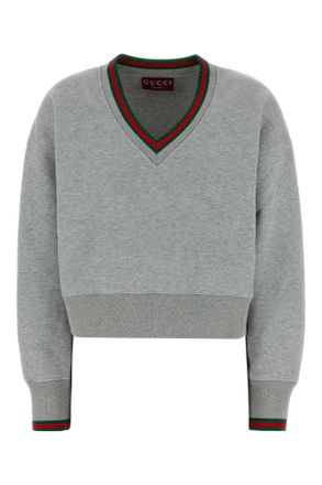 Gucci Grey Cotton Blend Sweatshirt