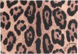 Dolce & Gabbana Luipaardprint Envelop Papier Postkaarthouder - Dames - Portefeuilles - Veelkleurig - ONE Size - Accessoires