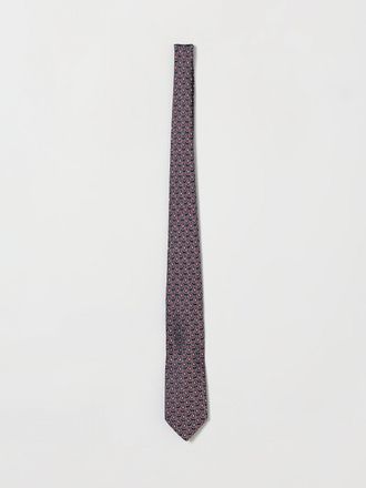 Etro Cravatta in seta con motivo Paisley e logo Pegaso all-over