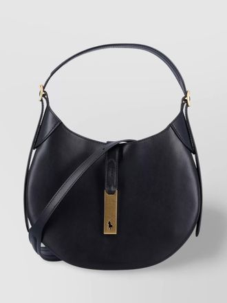 Polo Ralph Lauren leather crossbody shoulder bag buckle