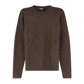 Max Mara Trui met ronde hals - Dames - Ronde hals truien - Bruin - XS - Wol - Truien & Vesten