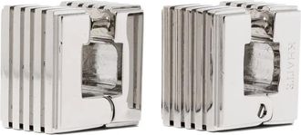 Khaite Empire kleine oorbellen - Zilver