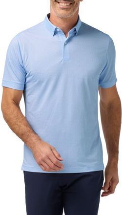 Mizzen+Main Skyline Blue Tight Diamond Haylard SS Polo at Nordstrom, Size Xx-Large