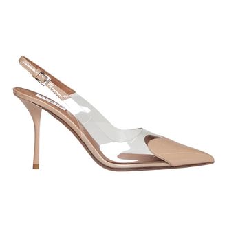 Alaia Le Coeur 90mm Slingback - Shoes - Mujer - Beige - 38 EU