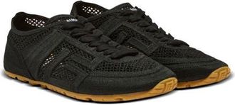 Balmain Racer 45 Macram&eacute; sneakers in Black at Nordstrom, Size 44