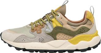Flower Mountain Yamano Sneaker - Heren - Sneakers - Veelkleurig - 43 EU - Su&egrave;de - Schoenen