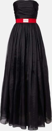 Givenchy Abito bustier in organza di seta