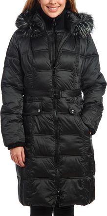 Kensie Long Down Jacket