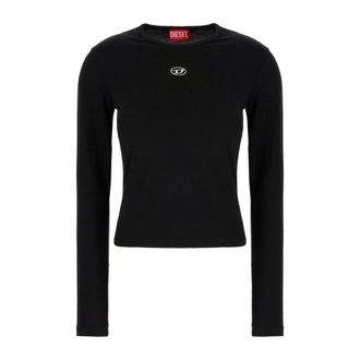 Diesel Lange Mouw Tops - Dames - Longsleeves - Zwart - M - Tops
