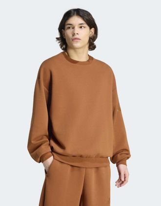 adidas felpa Soft lux color bronzo polveroso-Marrone
