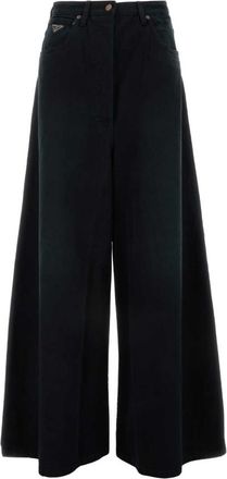 Prada Black wide-leg jeans