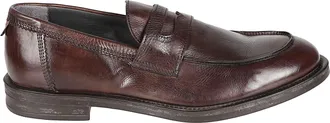Moma Penny Strap Suede Loafers with Polished Silhouette