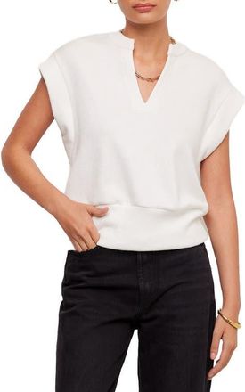 Fifteen Twenty Morgan V-Neck Top in Off White at Nordstrom, Size X-Small