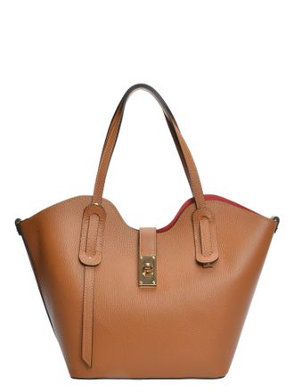 Isabella Rhea Brown Rundleer Tas