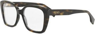 Fendi Square Optical Frame - Dames - Brillen - Bruin - 54 MM - Accessoires