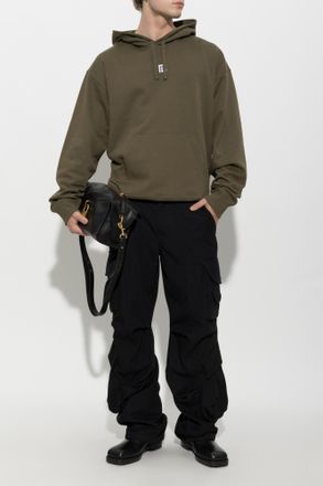 Balmain Hoodie, Mens, Green
