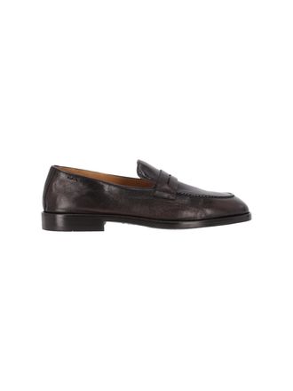 Alexander Hotto Dark Brown Leather Loafers