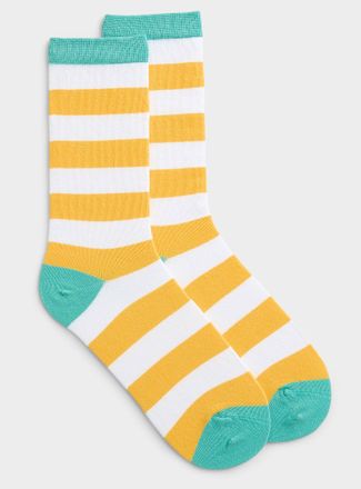 Simons Womens Parasol-stripe socks