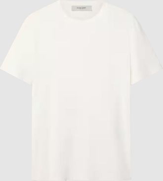 Golden Goose Tee-shirt Homme Golden Coton Blanc Vintage