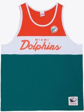 Mitchell & Ness Mens Mitchell & Ness Aqua/Orange Miami Dolphins Head Coach Tank Top at Nordstrom, Size Small
