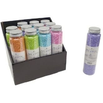 Trade Shop Trade Shop - Set 12 Pz Barattolo Con Sassolini Colorati Decorativi Decorazione Casa 133668