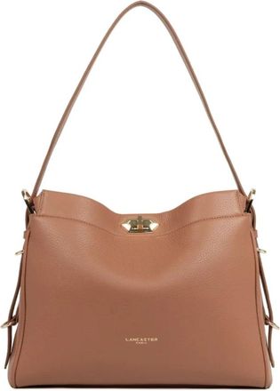 Lancaster Lady Romy Large Hobo Bag - Dames - Schoudertassen - Bruin - ONE Size - Katoen - Tassen