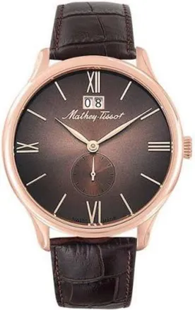 Mathey-Tissot Mens Edmond Brown Dial Watch