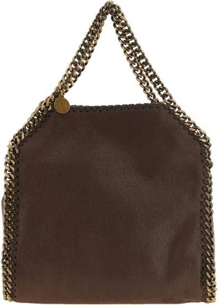 Stella McCartney Falabella Mini Handtas - Dames - Tassen - Bruin - Maat: ONE Size Su&egrave;de