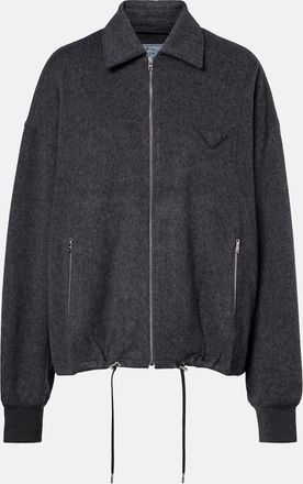 Prada Wool and cashmere blouson jacket