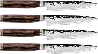 Shun Premier 4 Piece Steak Knife Set TDMS0400